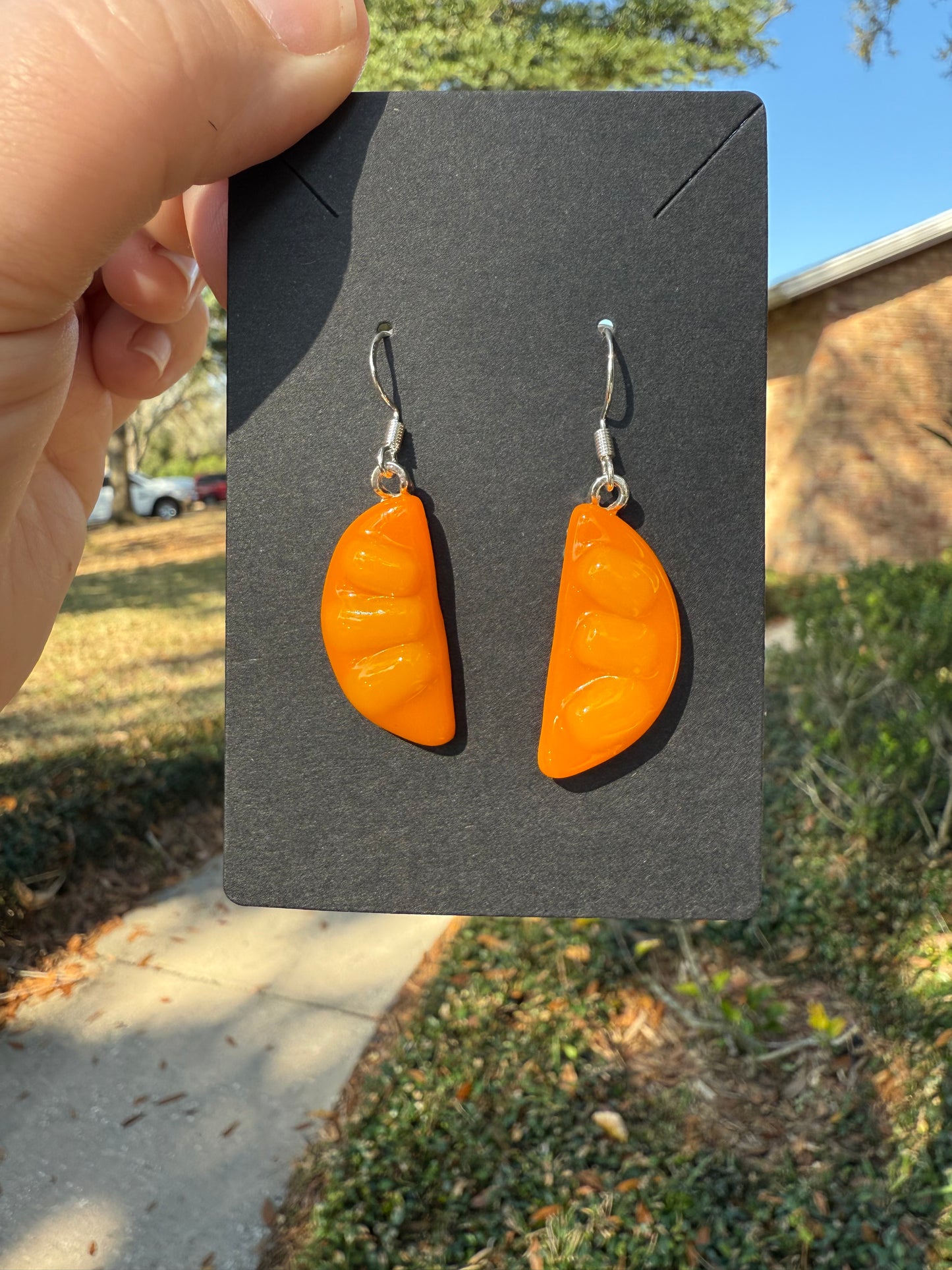 Citrus Fused Glass Earrings