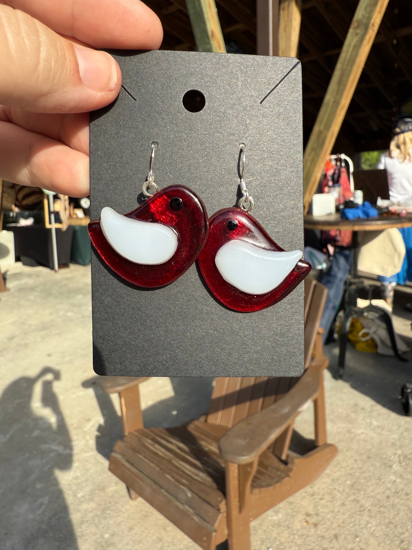 Fused Glass Earrings