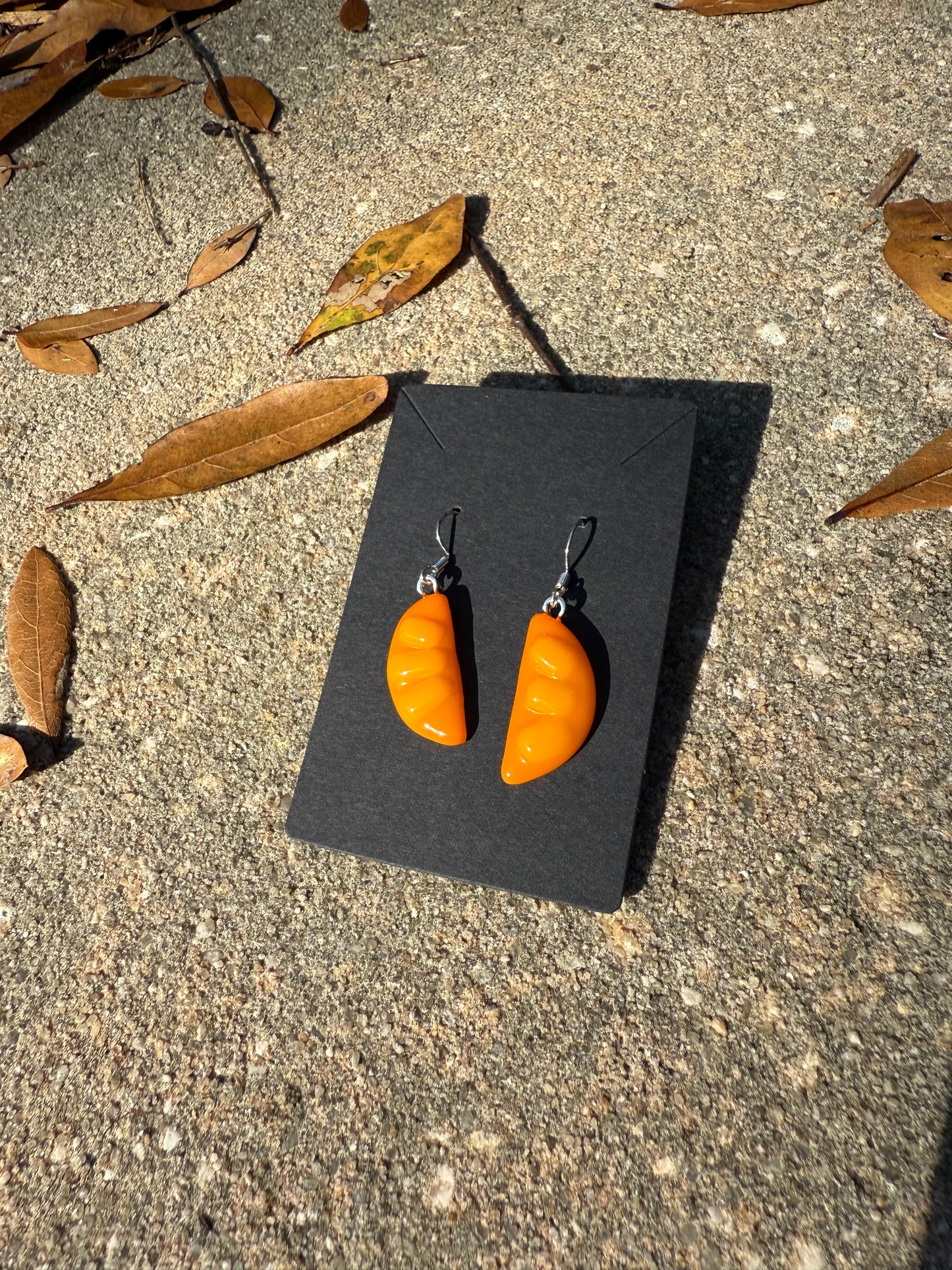 Citrus Fused Glass Earrings