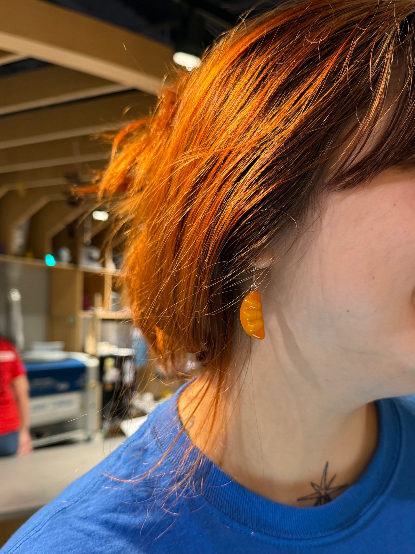 Citrus Fused Glass Earrings
