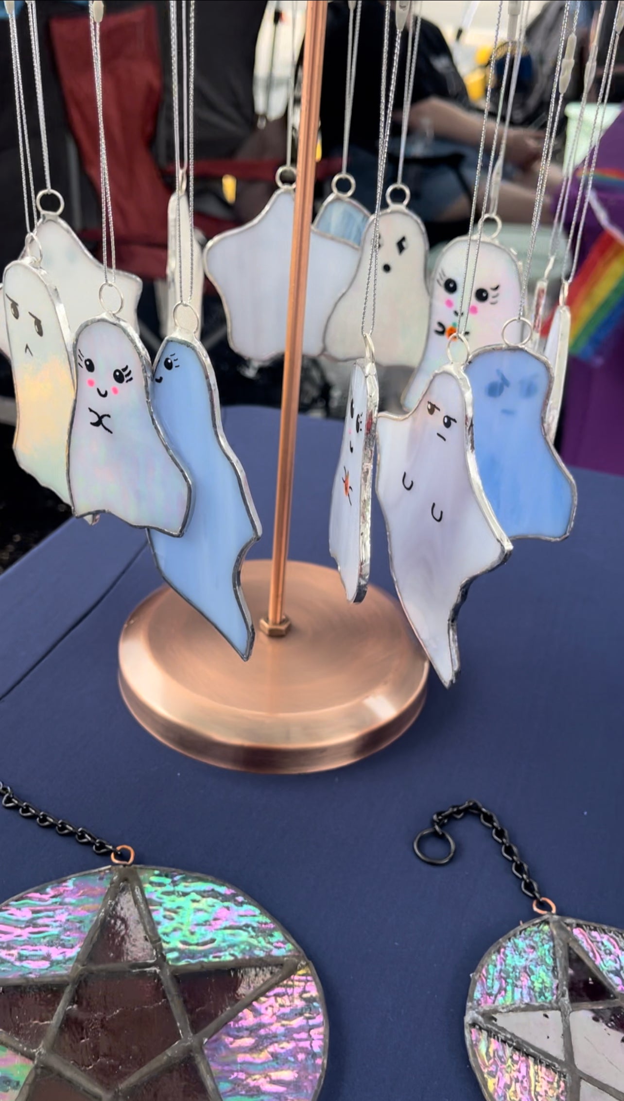 Glass Ghost Ornament
