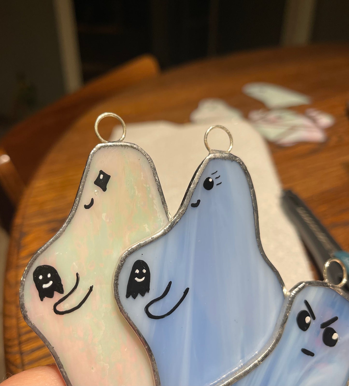Glass Ghost Ornament