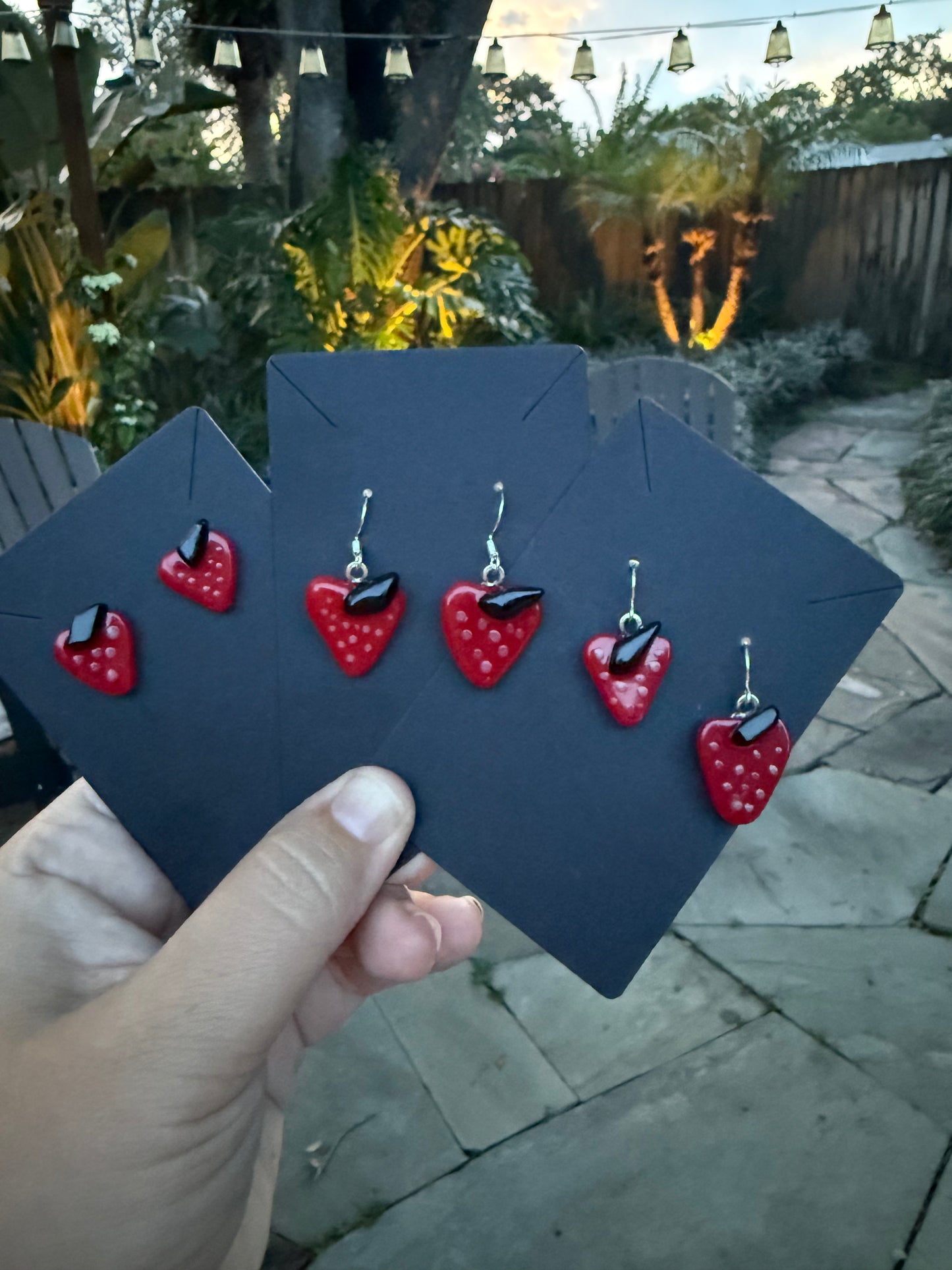 Fused Glass Earrings