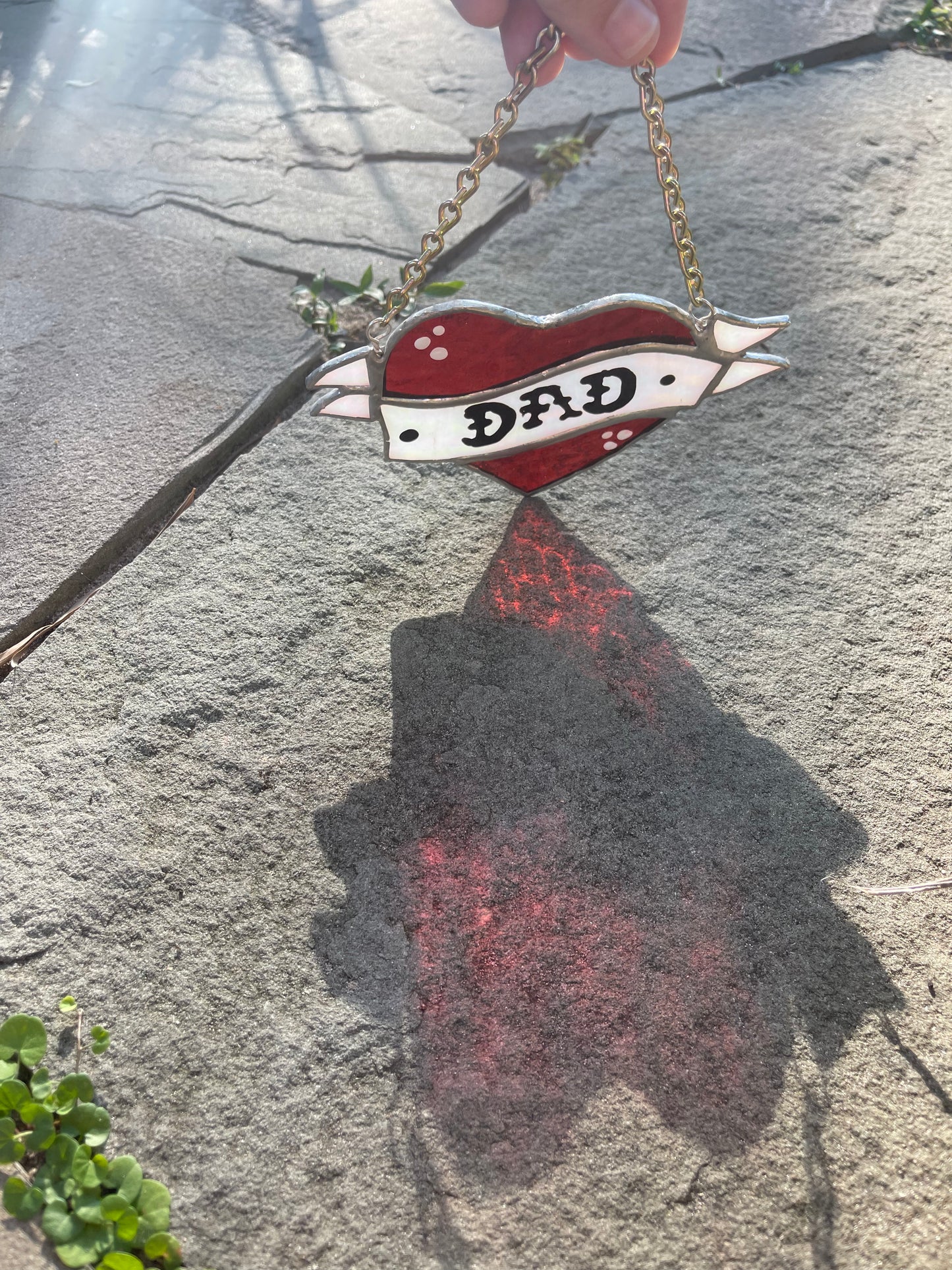 Dad Tattoo Heart Vintage