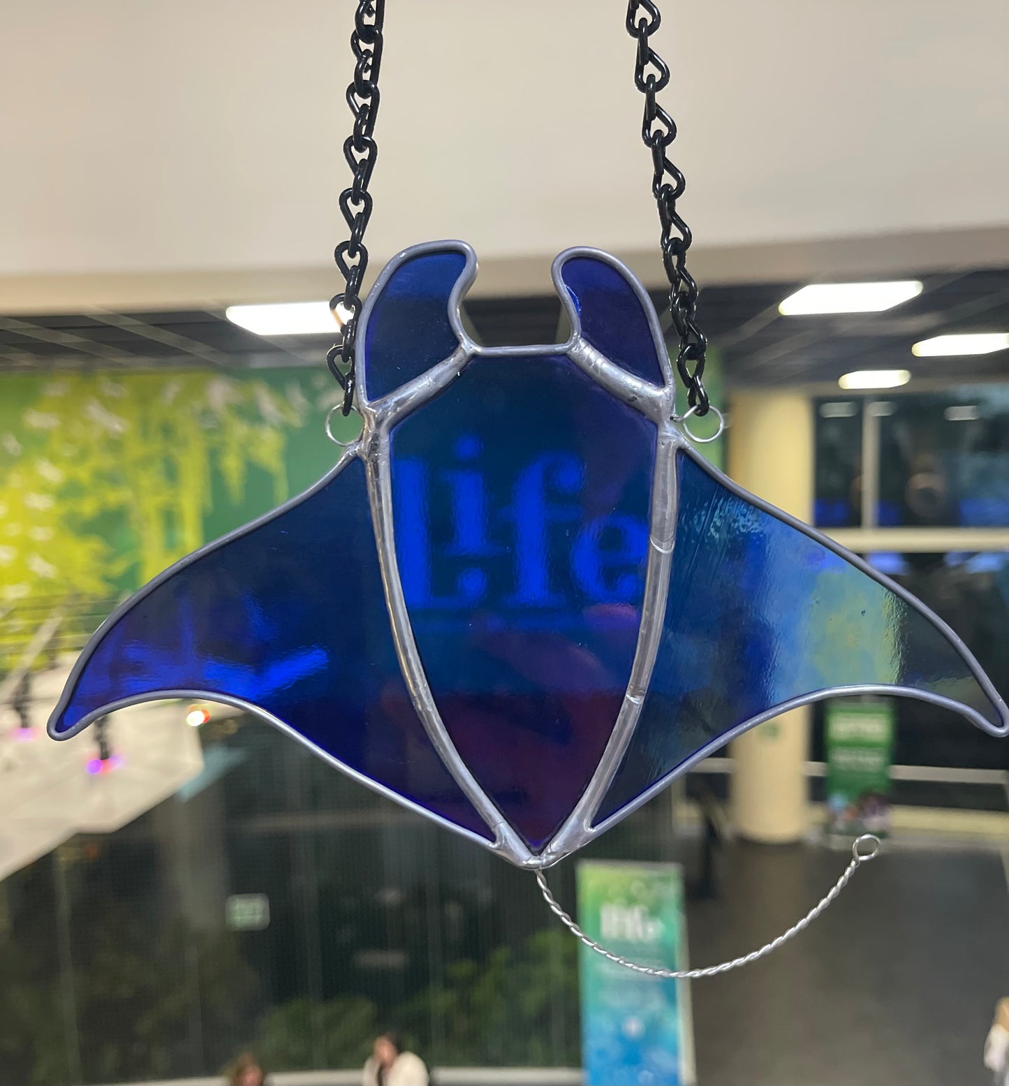 Manta Ray Stained Glass