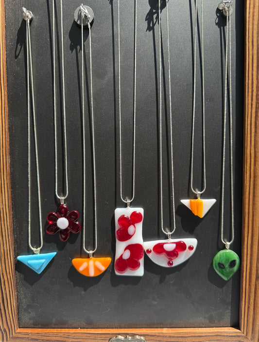 Fused Glass Necklace