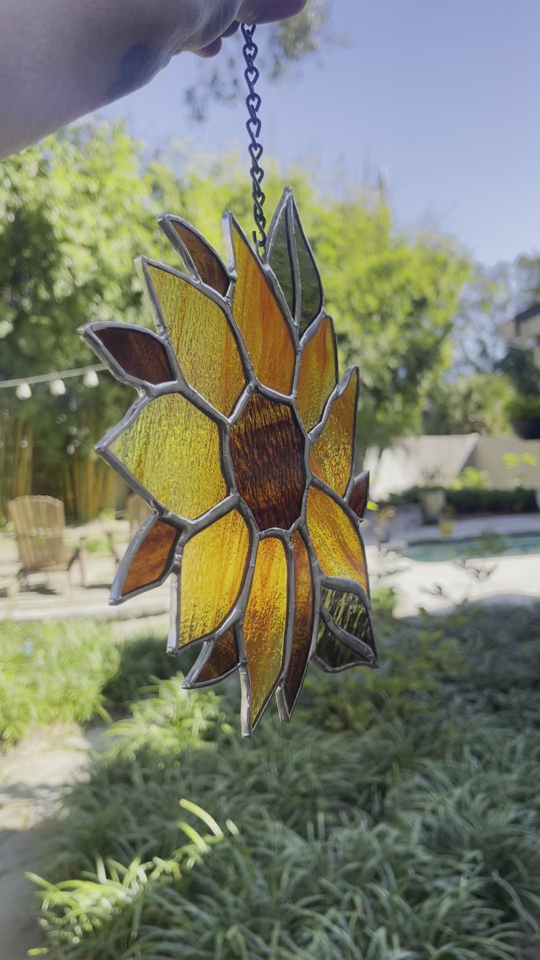 Large Sunflower – Vivacqua Glass Works